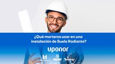 Uponor lanza la primera guía de morteros para la instalación de Climatización Invisible por suelo radiante