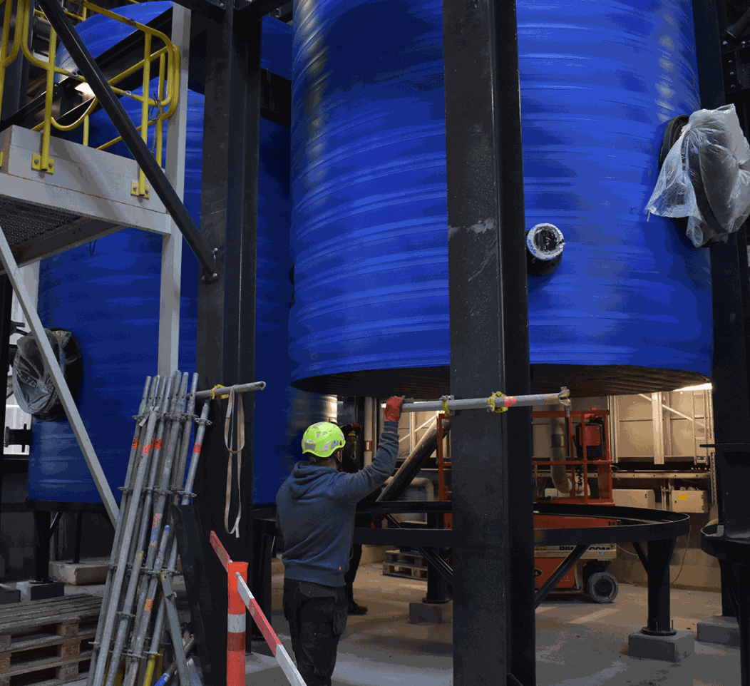 Uponor delivers tanks for a ground-breaking development project at Vestforbrænding