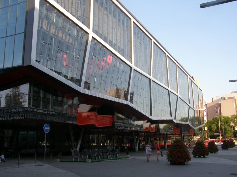 Tap water installation for a new hockey stadium in Bratislava