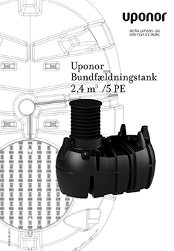 Uponor Bundfældningstank 2,4 m3