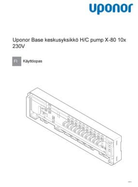 Uponor Base keskusyksikkö H/C pump X-80 10x 230V