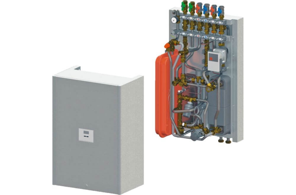 Heat interface unit for hot water and heating | Uponor