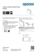 Datablad Uponor Smatrix Wave Pulse M262