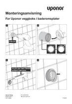 Monteringsanvisning Baderomsplate