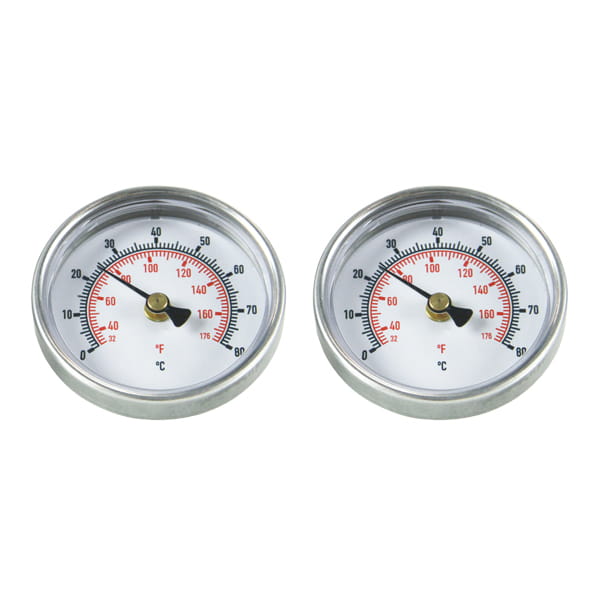 A2791050 Commercial Stainlesssteel Manifold Temperature Gauge Uponor