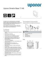 Datablad Uponor Smatrix Base T148