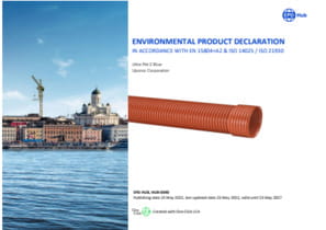 Environmental Product Declaration (EPD) - Ultra Rib 2 Blue