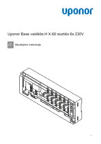 Uponor-Base-X-60-valdiklis-(naudojimo-instrukcija)