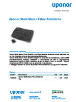 Uponor Multi Macro Fibre Sintetiche