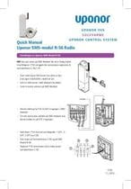 Quickmanual for Remote Access SMS-modul for Uponor Control System