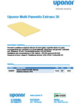 Uponor Classic pannello estruso 30