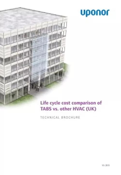 Uponor life cycle cost comparison TABS versus other HVAC systems