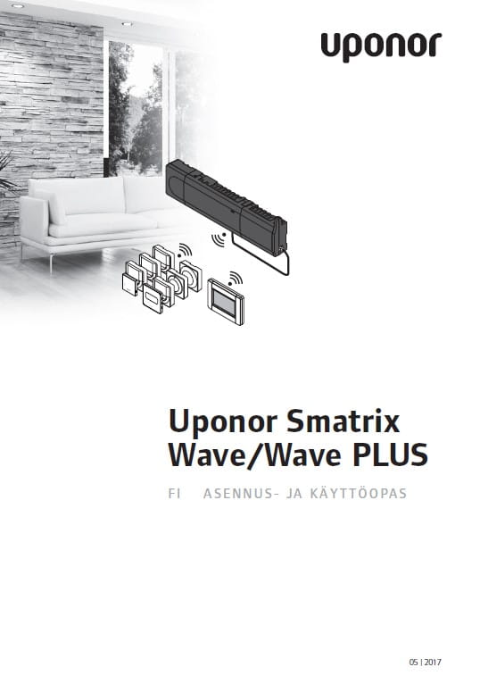 Uponor Smatrix Wave/Wave PLUS Patteritermostaatti