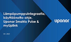 Lämpöpumppuintegraatio, Uponor Smatrix Pulse & myUplink