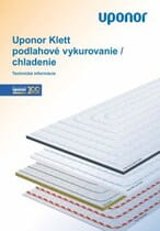 Uponor Klett - podlahové vykurovanie a chladenie