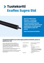 Tuotekortti Uponor Ecoflex Supra Standard