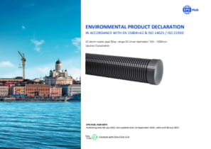 Environmental Product Declaration (EPD) - IQ-Blue Storm Water Pipes