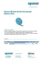 Uponor Minitec Bordo Perimetrale adesivo