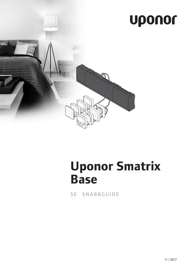 Uponor Smatrix Base - Snabbguide