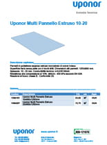 Uponor Classic pannello estruso 10 20