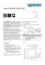 Datablad Uponor Smatrix Pulse R208