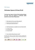 S-Press PLUS FAQs