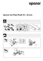 Uponor Uni Pipe Plus (montavimo vadovas)