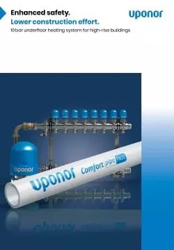 Uponor 10 bar underfloor heating system