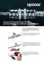 Uponor S-press -puristusliittimien vuototurvallisuus