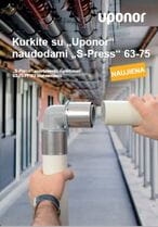 Uponor S Press Plus 63-75 mm (brošiūra) 2019