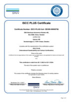 Uponor AB ISCC Plus Certificate