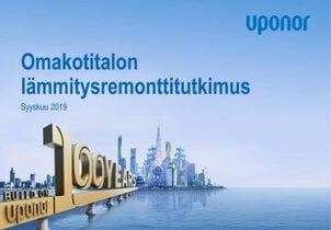 Omakotitalojen lämmitysremonttitutkimus 2019, tulokset