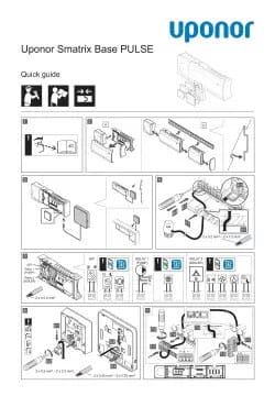 Uponor Smatrix Pulse Smart Room Temperature Controls | Uponor