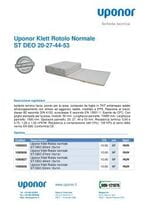 Uponor Klett Rotolo Normale ST DEO 20 27 44 53