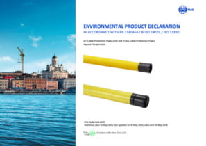 Environmental Product Declaration (EPD) - DW and Tripla Cable Protection Pipes