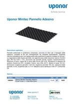 Uponor Minitec Pannello Adesivo