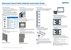 Recessed-MountManifoldWallCabinets-Instruction-Sheet-EnglishFrench